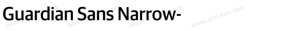 Guardian Sans Narrow字体转换